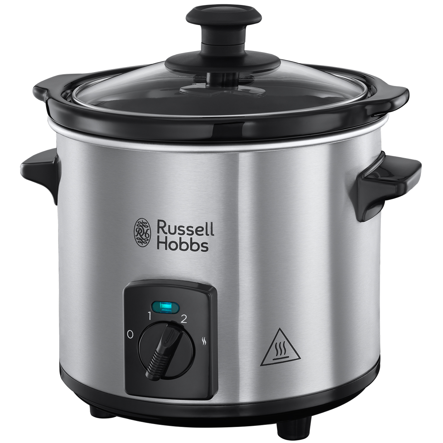 Russell hobbs slow cooker rostfri - 3 värmelägen med keramisk gryta