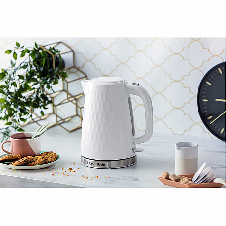 Russell Hobbs - Vit - Honeycomb Snabbkokning och spillfri hällpip
