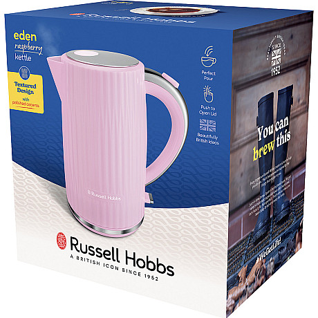 Russell Hobs - Vattenkokare 1,7L + Brödrost - Rosa