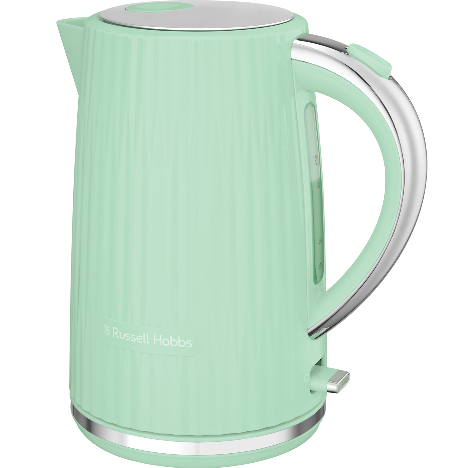 Russell hobbs vattenkokare gr&ouml;n - eden design 1,7 l och torrkokningsskydd
