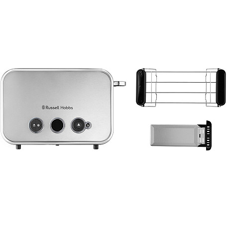 Russell Hobbs - Titanium - två fack med upptining och smulbricka