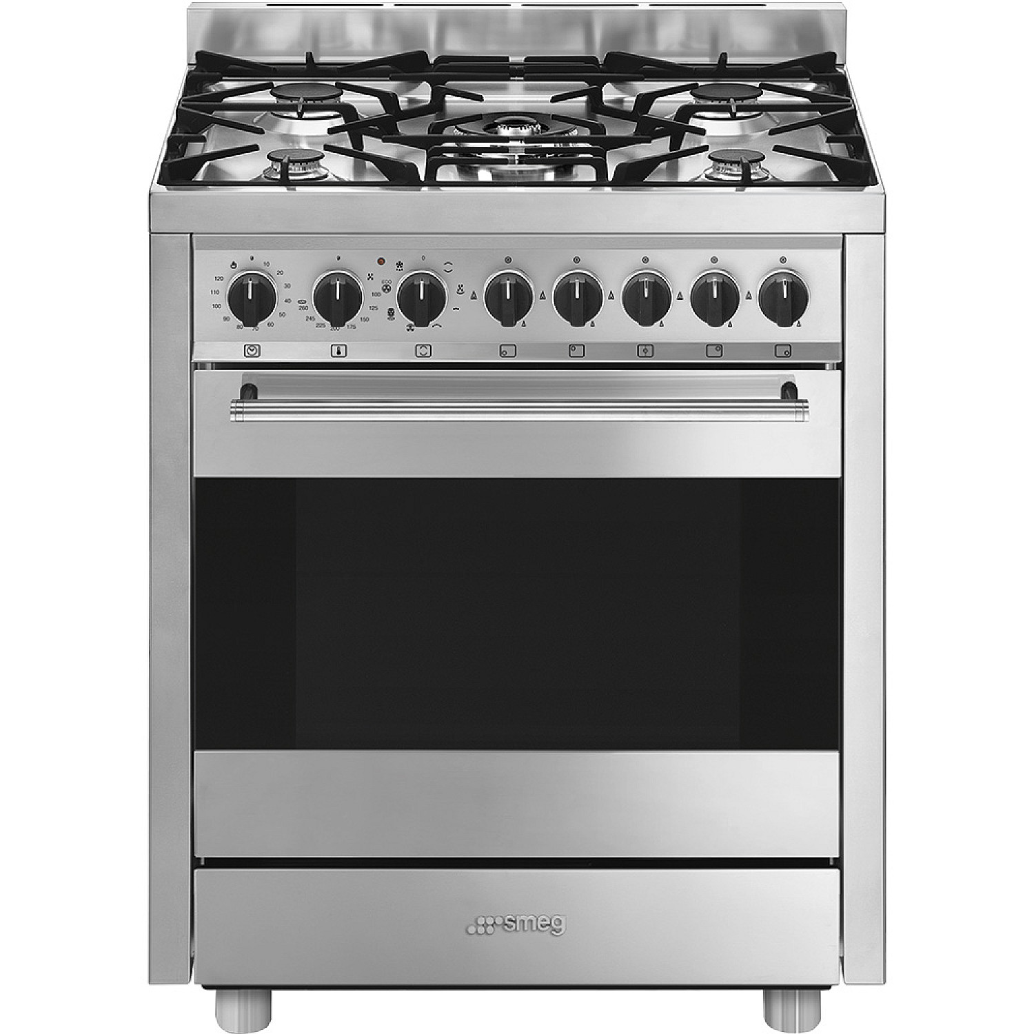Smeg gasspis b71gmx2 gashäll 70l vapor clean