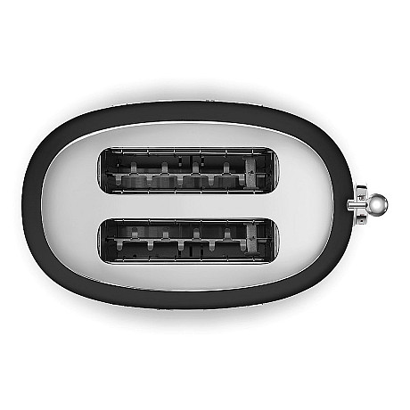 Smeg - Espresso, Toast & Te - Mattsvart med 50's Style