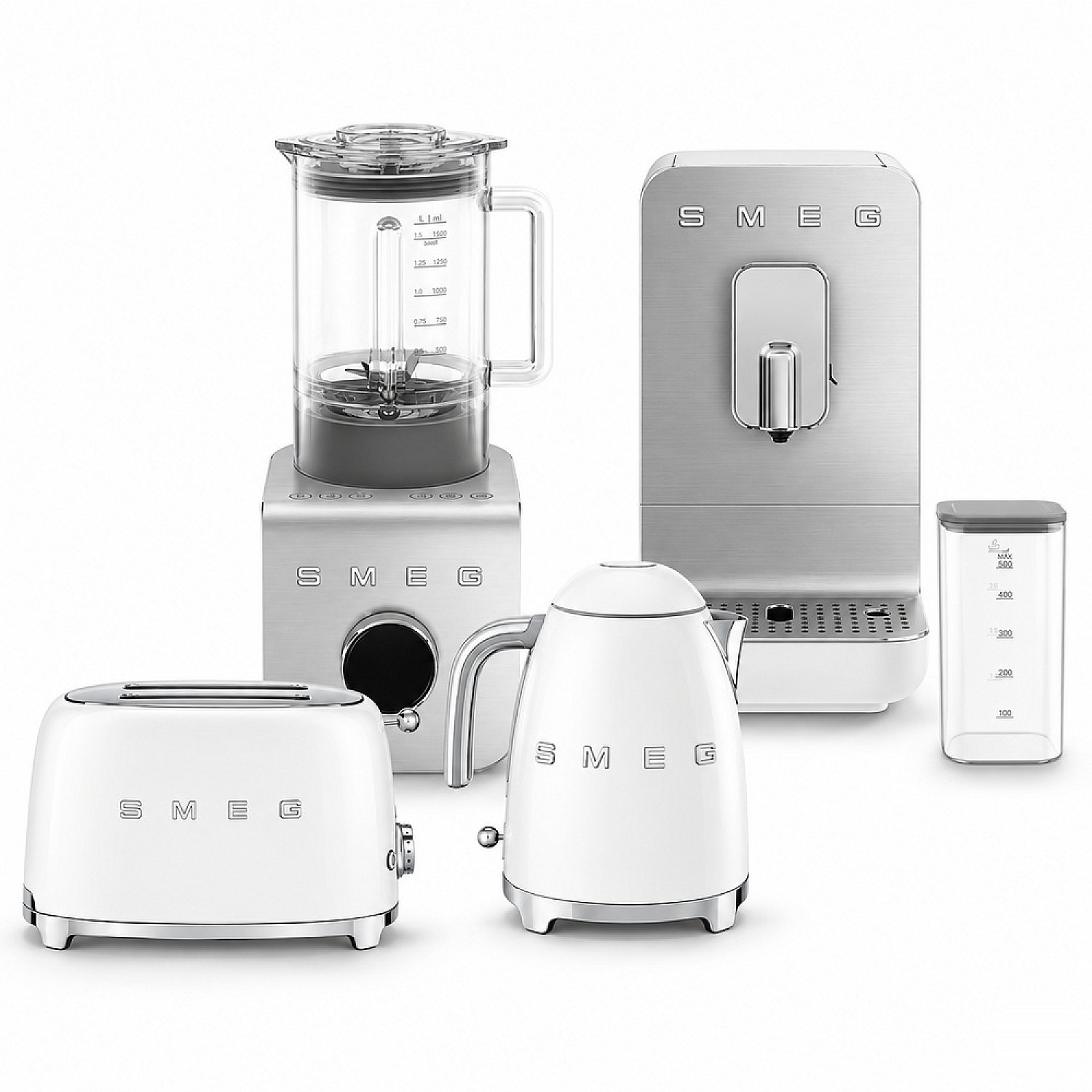Smeg paket morning luxury pack - mattvit med 50's style