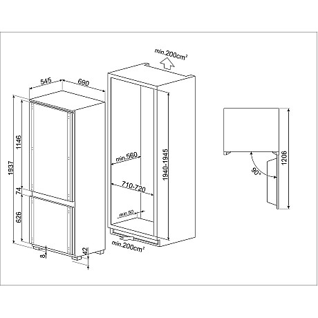 Smeg - C875TNMD - Integrerad