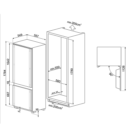Smeg - C9174DN2D1 - NoFrost & LCD display