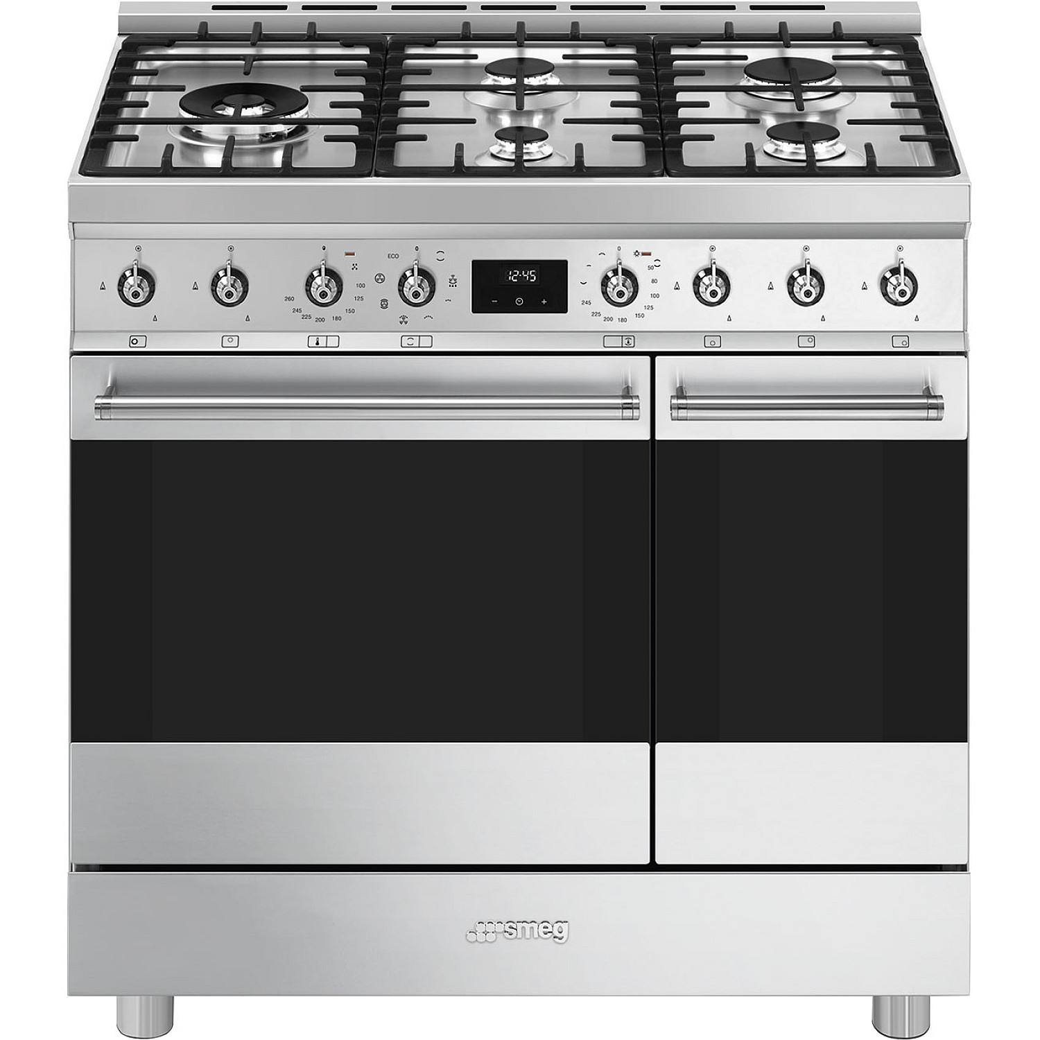 Smeg gasspis c92gmx2 gasspis dubbelugn 90x60 cm