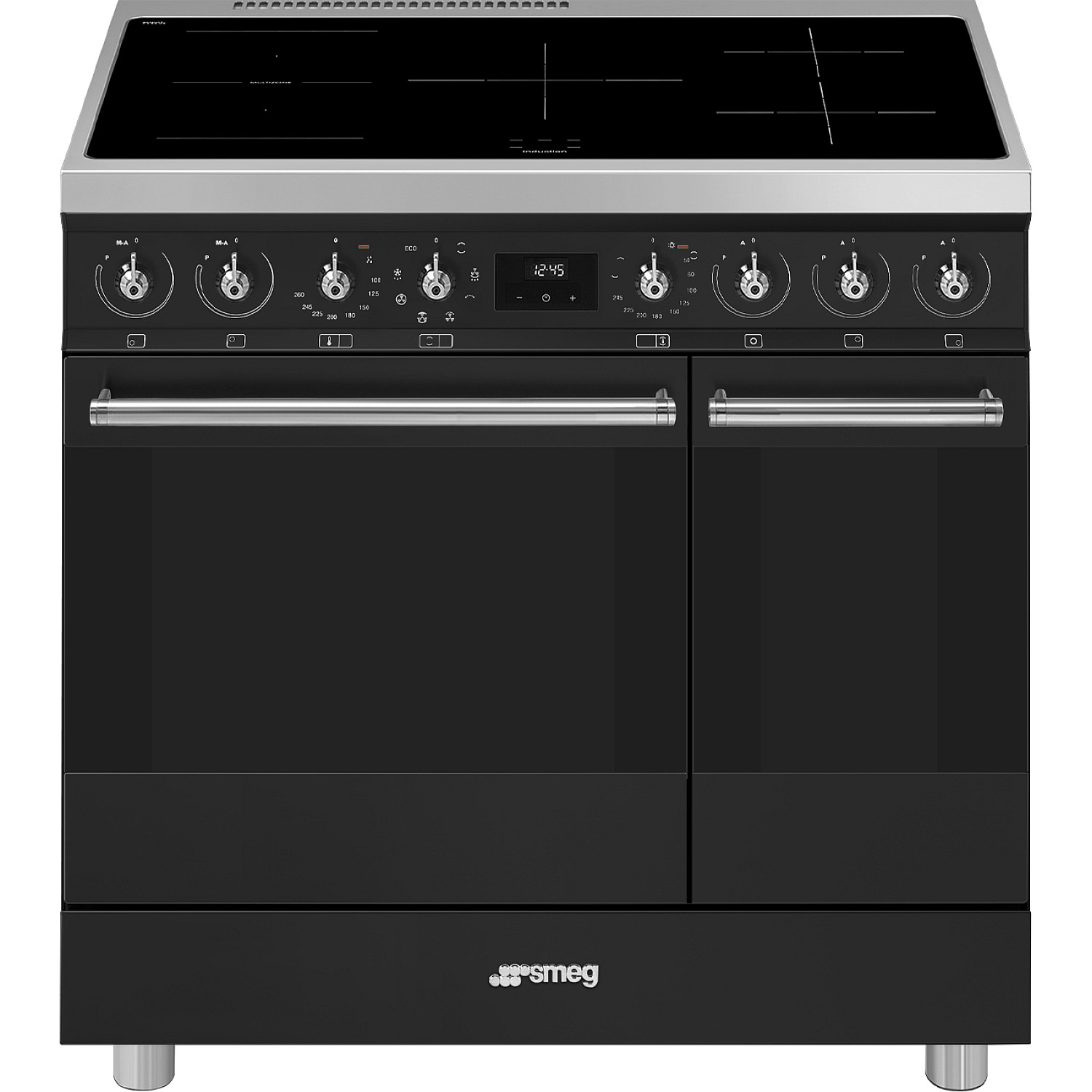 Smeg induktionsspis c92immb2 - 90cm, induktion, 5 års garanti