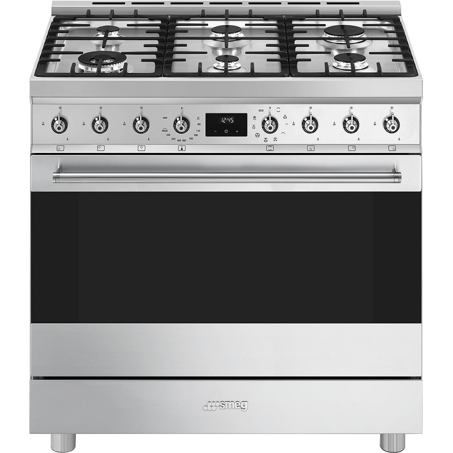 Smeg gasspis c9gmx2 professionell gasspis med elektrisk ugn