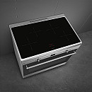 Smeg - CG90CIXT Induktionsspis Classic Rostfritt Stål Smeg - CG90CIXT Induktionsspis Classic Rostfritt Stål