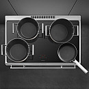 Smeg - CG90CIXT Induktionsspis Classic Rostfritt Stål Smeg - CG90CIXT Induktionsspis Classic Rostfritt Stål