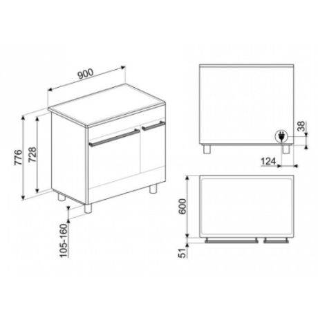 Smeg - CG92IXT9 Smeg - CG92IXT9