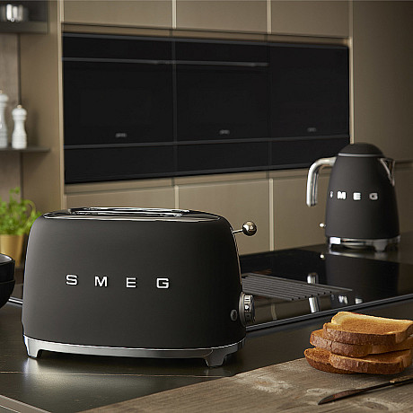 Smeg - Juice & Toast - Svart med 50's Style Smeg - Juice & Toast - Svart med 50's Style