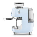 Smeg - Espresso & Citrus - Pastellblå med 50's Style