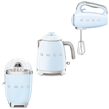 Smeg - Fresh Morning - Pastellblå med 50's Style