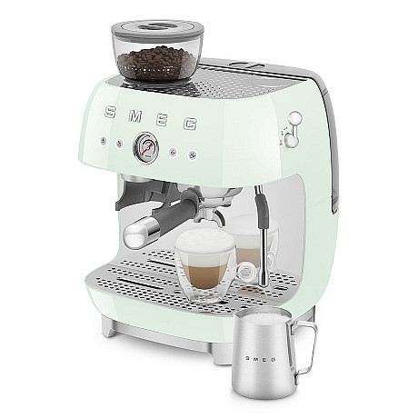 Smeg - Espresso & Citrus - Pastellgrön med 50's Style Smeg - Espresso & Citrus - Pastellgrön med 50's Style