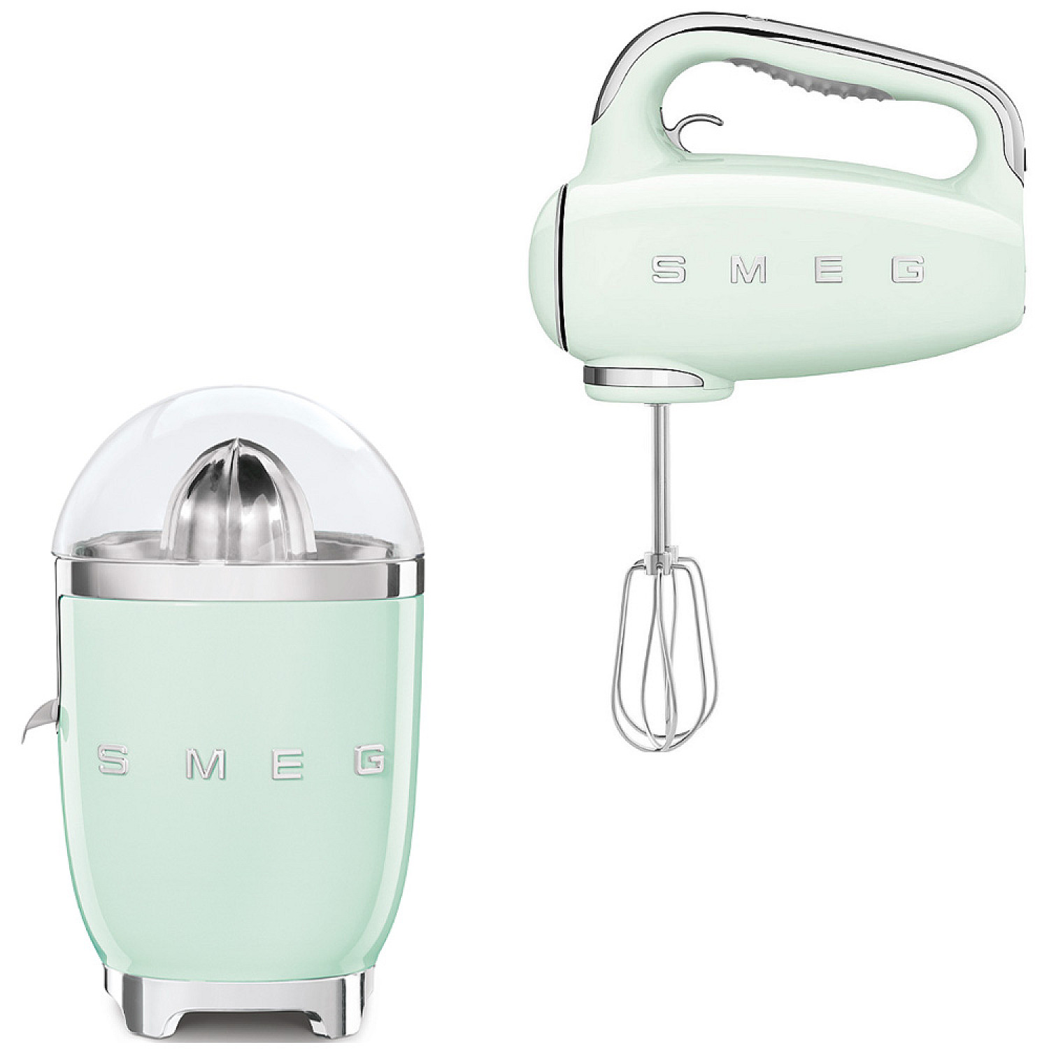 Smeg paket juice & mix - pastellgr&ouml;n med 50's style