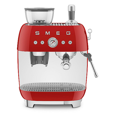 Smeg - Espresso & Citrus - Röd med 50's Style Smeg - Espresso & Citrus - Röd med 50's Style
