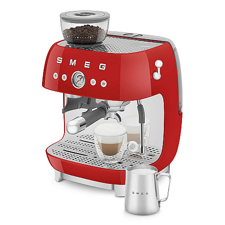 Smeg - Espresso & Citrus - Röd med 50's Style Smeg - Espresso & Citrus - Röd med 50's Style