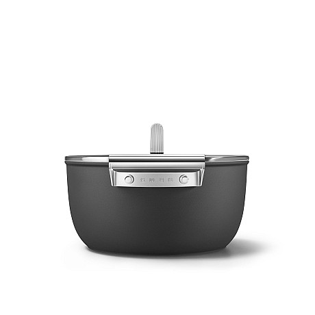 Smeg - Keramisk Gryta 24 cm Non-Stick, Svart