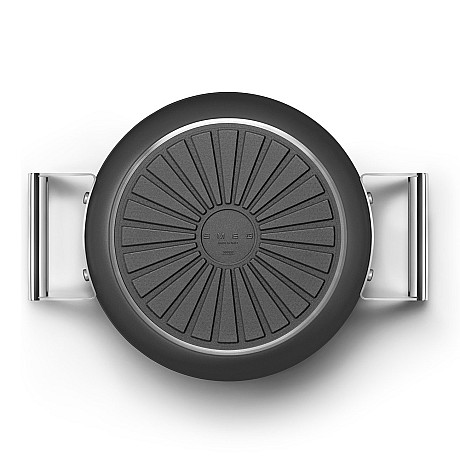 Smeg - Keramisk Gryta 24 cm Non-Stick, Svart