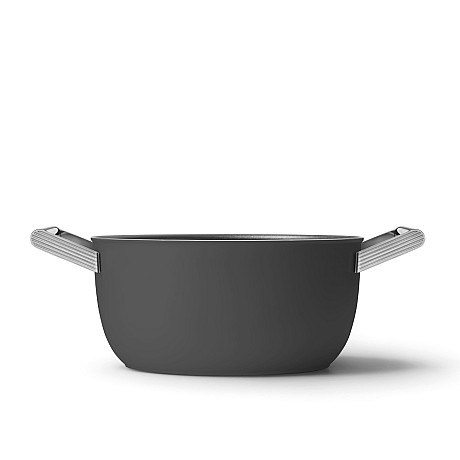 Smeg - Keramisk Gryta 24 cm Non-Stick, Svart