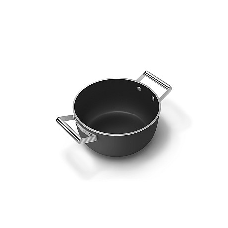 Smeg - Keramisk Gryta 24 cm Non-Stick, Svart