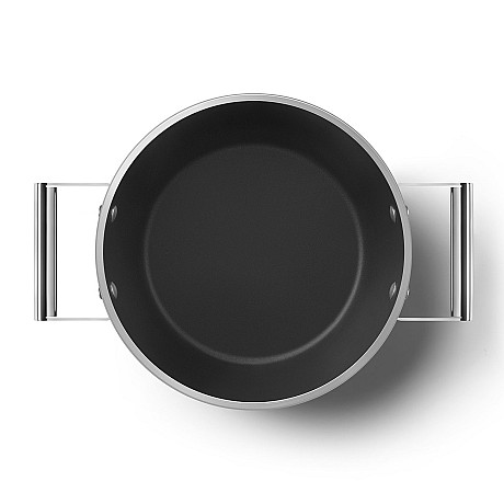 Smeg - Keramisk Gryta 24 cm Non-Stick, Svart