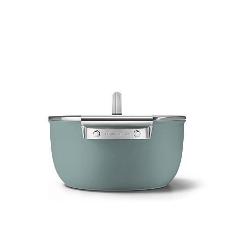 Smeg - Keramisk Gryta 24 cm Non-Stick, Emerald Green
