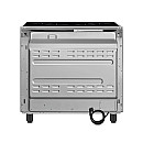 Smeg - Rostfri 90cm bred induktionsspis med dubbelugn, stänkskydd & fläkt Smeg - Rostfri 90cm bred induktionsspis med dubbelugn, stänkskydd & fläkt