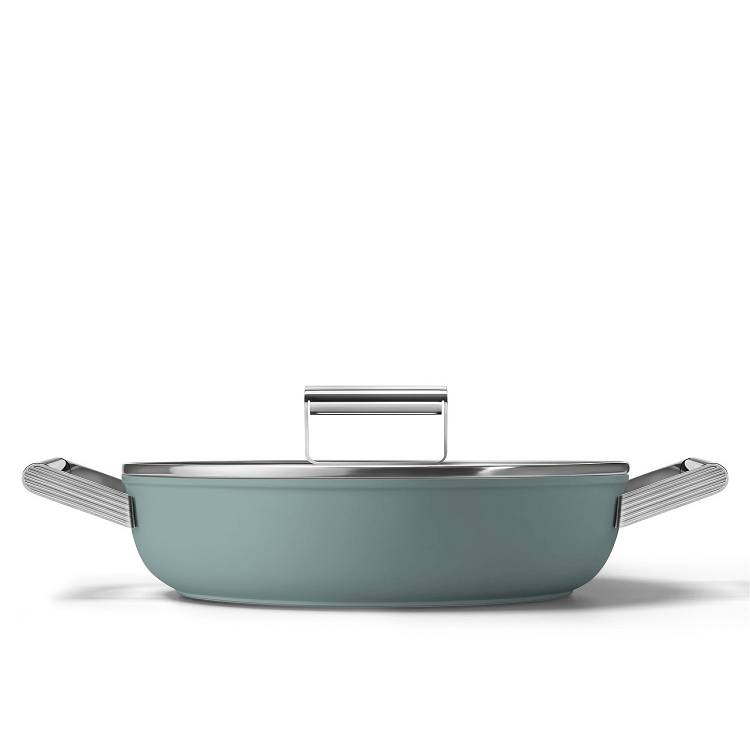 Smeg trakt&ouml;rpanna keramisk trakt&ouml;rpanna 28 cm non-stick, emerald green