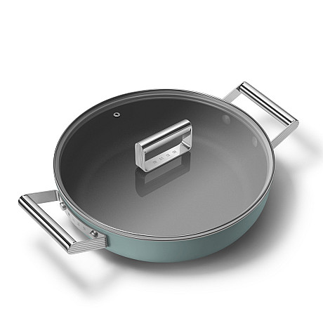 Smeg - Keramisk Traktörpanna 28 cm Non-Stick, Emerald Green