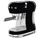 Smeg - Espresso & Mjölk - Svart med 50's Style