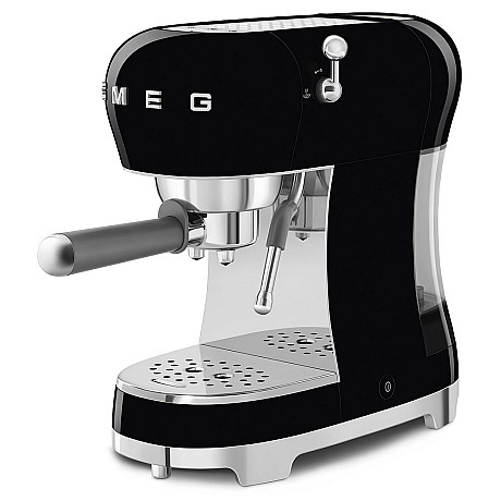 Smeg - Espresso & Mjölk - Svart med 50's Style Smeg - Espresso & Mjölk - Svart med 50's Style