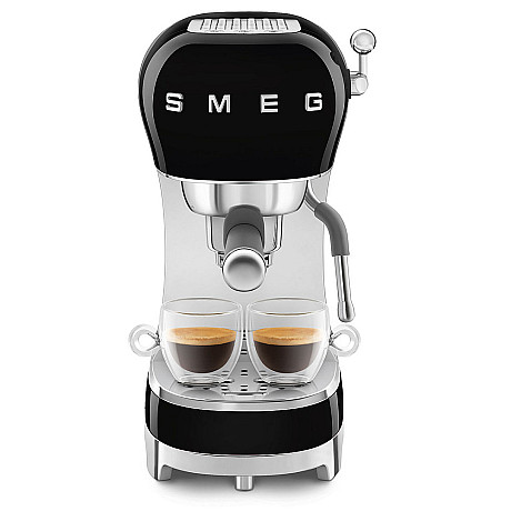 Smeg - Espresso & Mjölk - Svart med 50's Style Smeg - Espresso & Mjölk - Svart med 50's Style