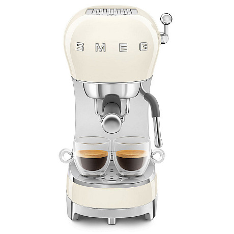 Smeg - Espresso & Mjölk - Creme med 50's Style Smeg - Espresso & Mjölk - Creme med 50's Style