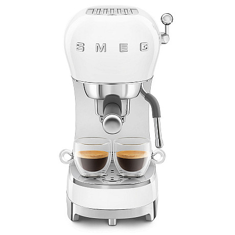 Smeg - Espresso & Mjölk - vit med 50's Style Smeg - Espresso & Mjölk - vit med 50's Style