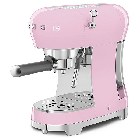 Smeg - Espresso & Mjölk - Rosa med 50's Style Smeg - Espresso & Mjölk - Rosa med 50's Style