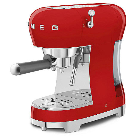 Smeg - Espresso & Mjölk - Röd med 50's Style Smeg - Espresso & Mjölk - Röd med 50's Style