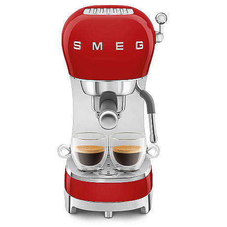 Smeg - Espresso & Mjölk - Röd med 50's Style Smeg - Espresso & Mjölk - Röd med 50's Style