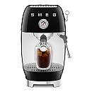 Smeg - ECF03BLEU - Manuell espresso & Cold Brew, Svart