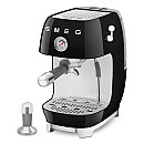 Smeg - ECF03BLEU - Manuell espresso & Cold Brew, Svart