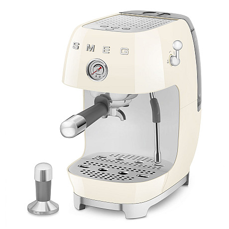 Smeg - ECF03CREU - Manuell espresso & Cold Brew, Creme