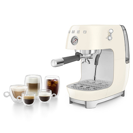 Smeg - ECF03CREU - Manuell espresso & Cold Brew, Creme