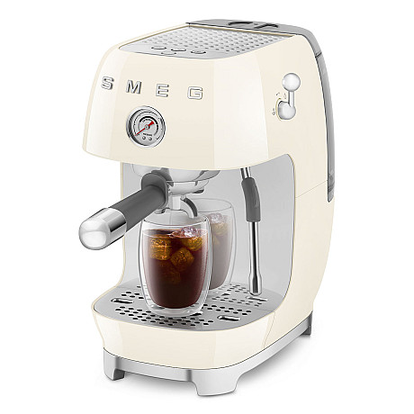 Smeg - ECF03CREU - Manuell espresso & Cold Brew, Creme