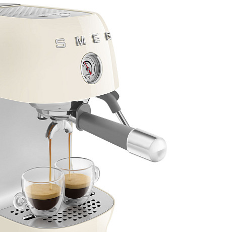 Smeg - ECF03CREU - Manuell espresso & Cold Brew, Creme