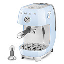 Smeg - ECF03PBEU - Manuell espresso & Cold Brew, Pastellblå