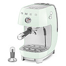 Smeg - ECF03PGEU - Manuell espresso & Cold Brew, Pastellgrön