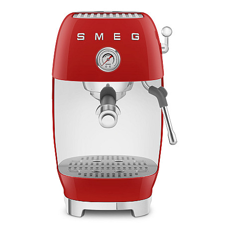 Smeg - ECF03RDEU - Manuell espresso & Cold Brew, Röd
