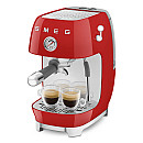 Smeg - ECF03RDEU - Manuell espresso & Cold Brew, Röd